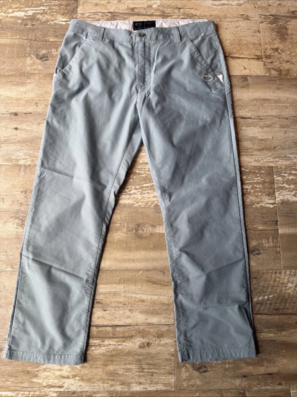 OAKLEY Flat Front Performance Pants Light Blue Men’s 36x32